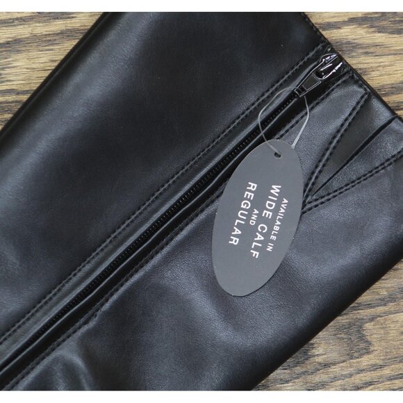 NWT On 34th Womens Rachelle Stovepipe Boots 10019723900 Black Smooth 5M - Picture 13 of 13